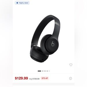 Beats Solo 4 On-Ear Wireless Headphones